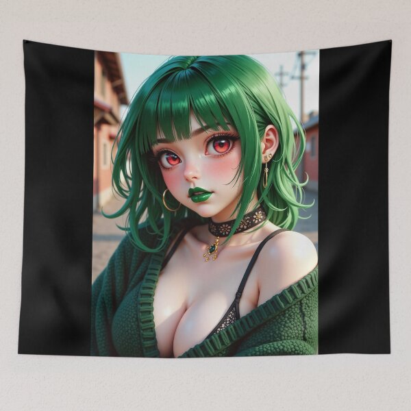 Item preview, Copy of Green Hair Ivy Emo Girl designed and sold by NPC-Trader.