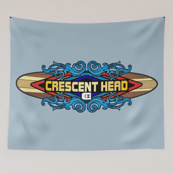 Item preview, Crescent Head Australia vintage surfboard monogram designed and sold by studioss76.