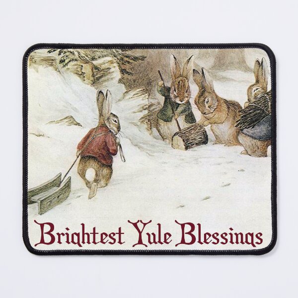 Artikelvorschau, Weihnachtsgrüße an die Hasen - Beatrix Potter entworfen und verkauft von forgottenbeauty.