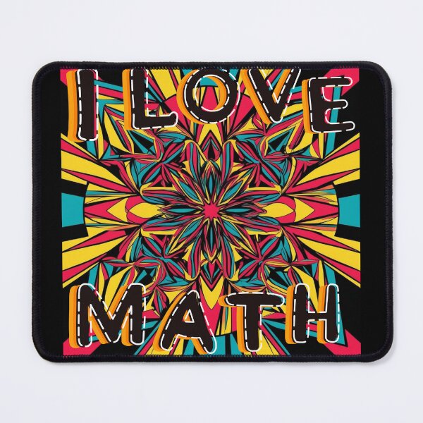 Item preview,  I love Math Mathematic School Teacher Student designed and sold by Design_Your_Day.