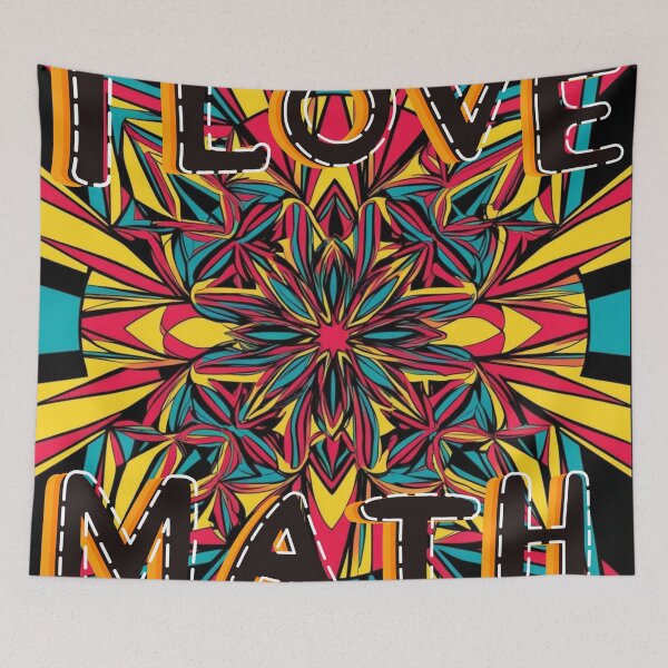 Item preview,  I love Math Mathematic School Teacher Student designed and sold by Design_Your_Day.
