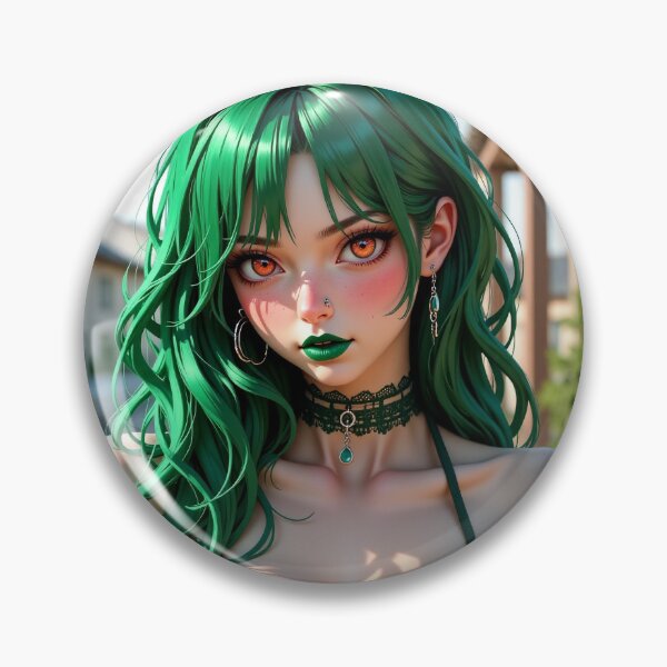 Item preview, Pretty Green Hair Ivy Emo Girl designed and sold by NPC-Trader.