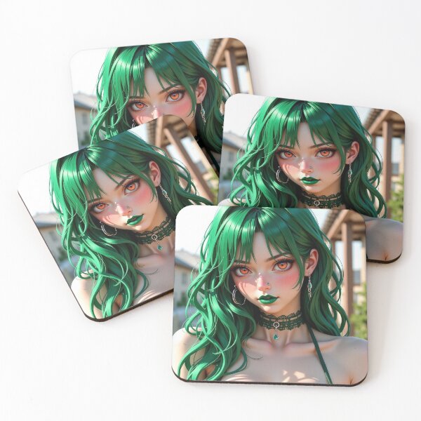 Item preview, Pretty Green Hair Ivy Emo Girl designed and sold by NPC-Trader.