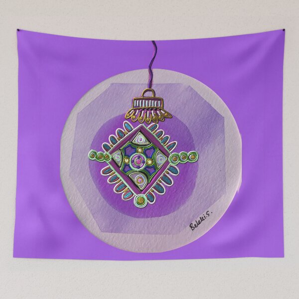 Item preview, Xmas bling LILAC glitter designed and sold by bekki smith.