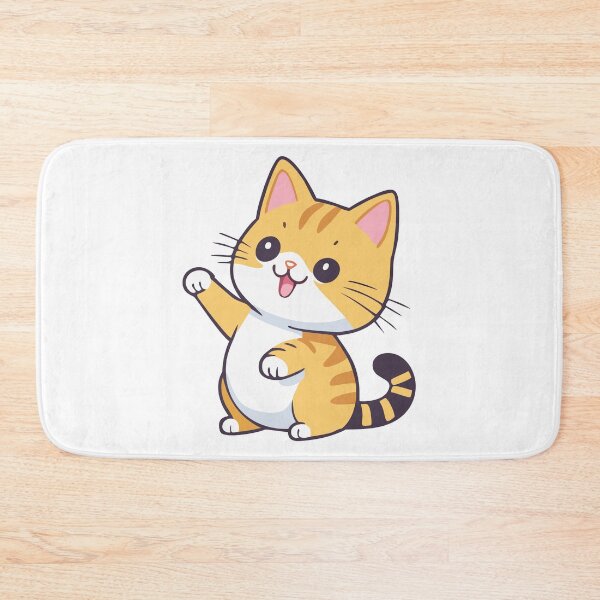 Item preview, Calico Cat Swatting Kawaii designed and sold by Piwakawaka-CA.