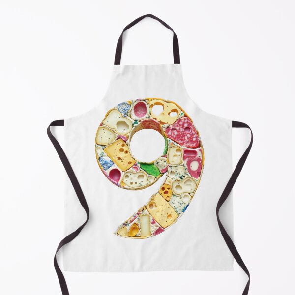 Item preview, The number 9 font in Cheddar cheese style designed and sold by Jasava Shop.