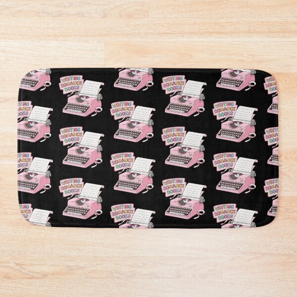 Item preview, Cute Pink Typewriter Design – Writing Romance Books designed and sold by Pastel-Pulse.