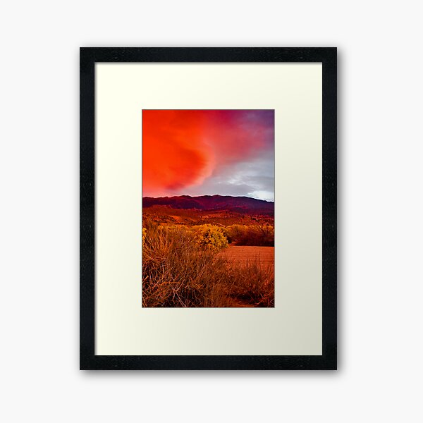 RED Framed Art Print