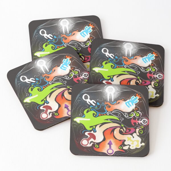 Item preview, Kill Six Billion Demons Keys designed and sold by nestgoblin.