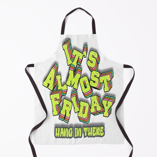 Item preview, Almost Friday Motivation - Fun Retro Vibe Design designed and sold by gleefulme.