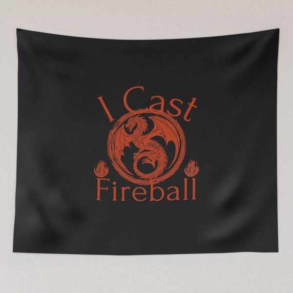 Item preview, I Cast Fireball designed and sold by ArtitudePrintLb.