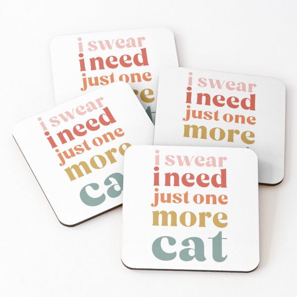 Item preview, I Swear I Need Just One More Cat designed and sold by Crazy Before Cats.