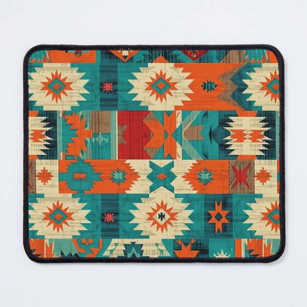 Item preview, Colorful Mapuche Pattern  designed and sold by HausKatz.