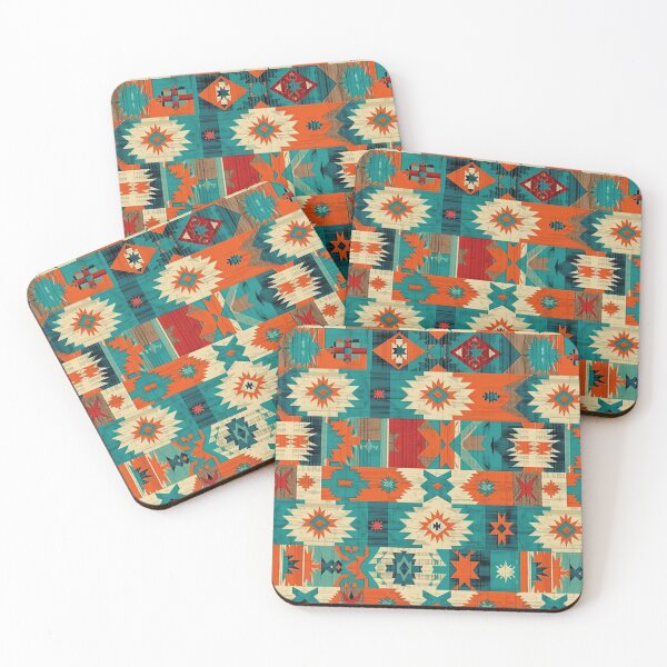 Item preview, Colorful Mapuche Pattern  designed and sold by HausKatz.