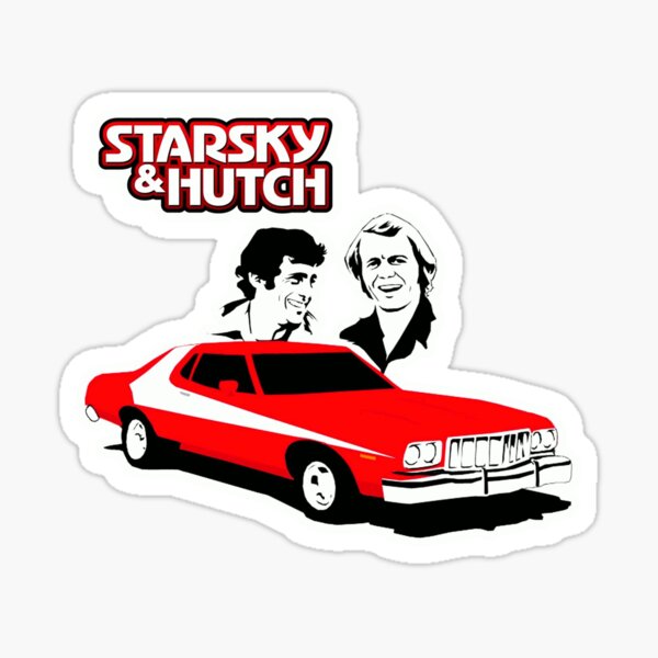 Starsky And Hutch Sticker For Sale By Yellowplanet Redbubble