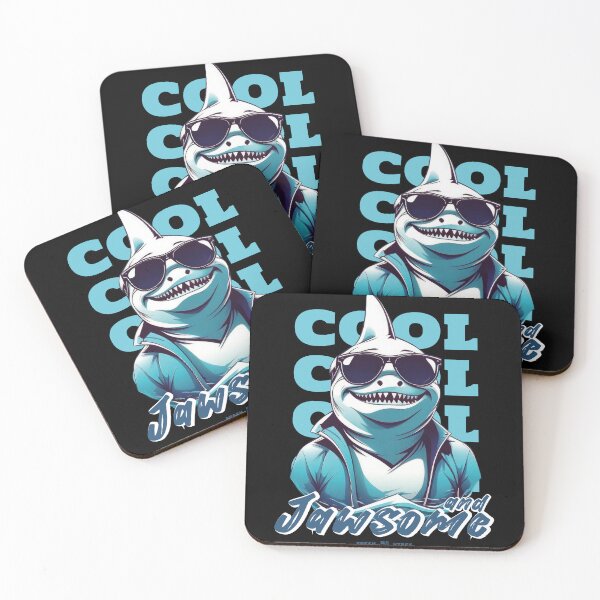 Item preview, Retro Ocean Cool Shark Jawsome Vibes  designed and sold by DrawHandArt.