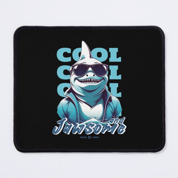 Item preview, Retro Ocean Cool Shark Jawsome Vibes designed and sold by DrawHandArt.