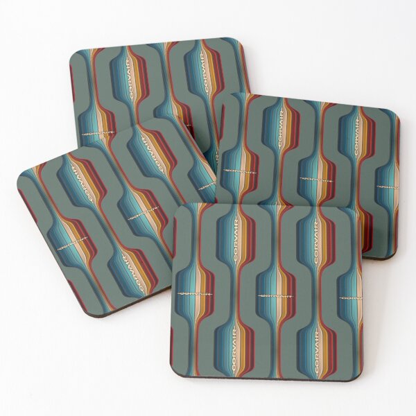 Item preview, Willow Green Corvair Vintage Pattern Retro 60s 70s designed and sold by FlatSixGraphics.