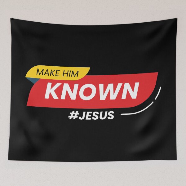 Aperçu de l'œuvre Make Him Known Jesus Christian Faith News Show créée et vendue par Lillyamstronger.