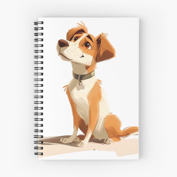 Aperçu de l'œuvre T-shirt graphique avec dessin de chien mignon – Parfait pour les amoureux des chiens créée et vendue par CeylonBatik.