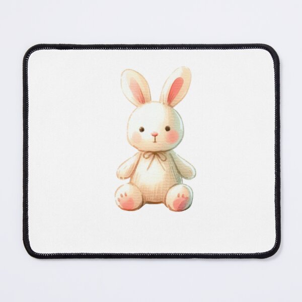 Item preview, White bunny designed and sold by DaintyDooodles.