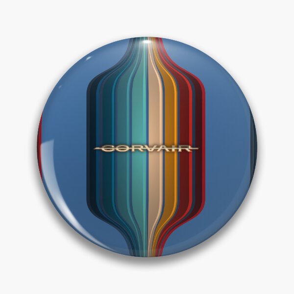 Item preview, Marina Blue Corvair Vintage Pattern Retro 60s 70s designed and sold by FlatSixGraphics.