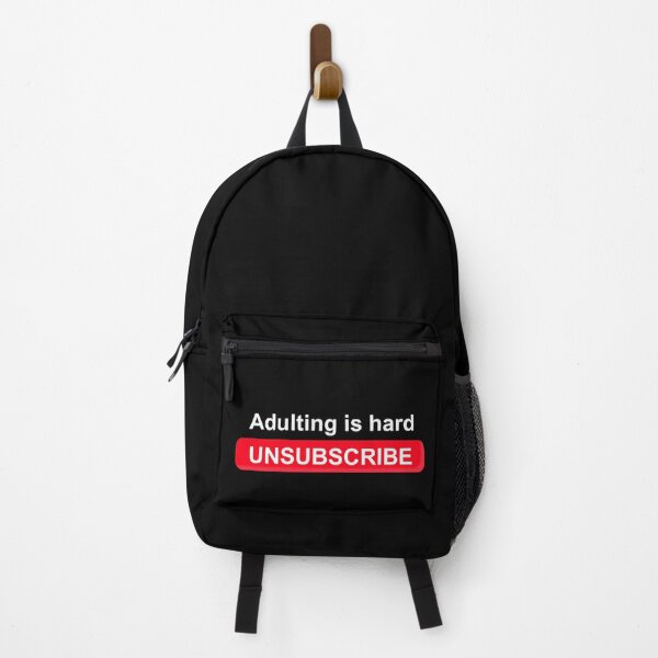 Aperçu de l'œuvre Adulting Is Hard, Unsubscribe Funny créée et vendue par Lillyamstronger.