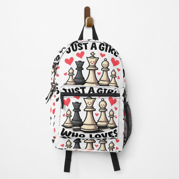 Item preview, Just a Girl who Loves Chess designed and sold by chesstopia.