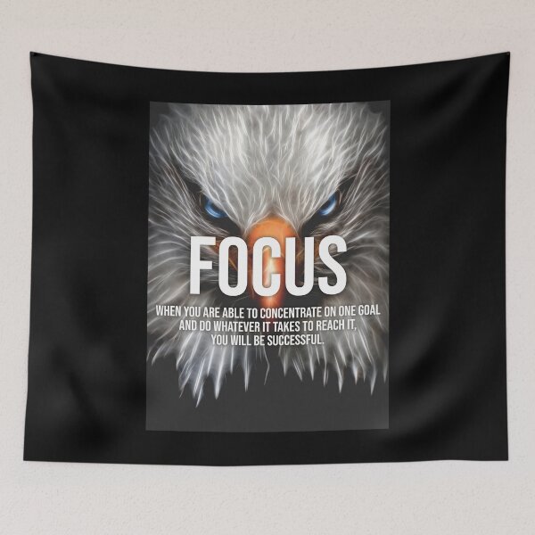 Item preview, Focus, Eagle Motivation, Gym, Hustle, Success, Motivational designed and sold by chantastical.