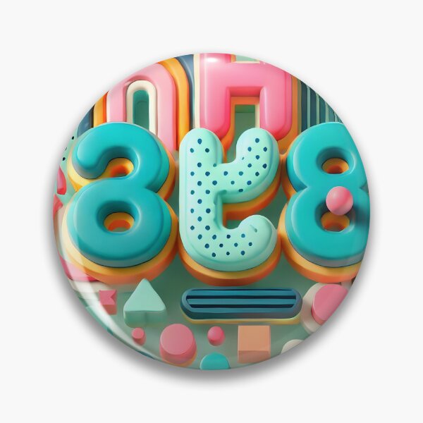 Item preview, 3D Number Art Design designed and sold by DesignHub.