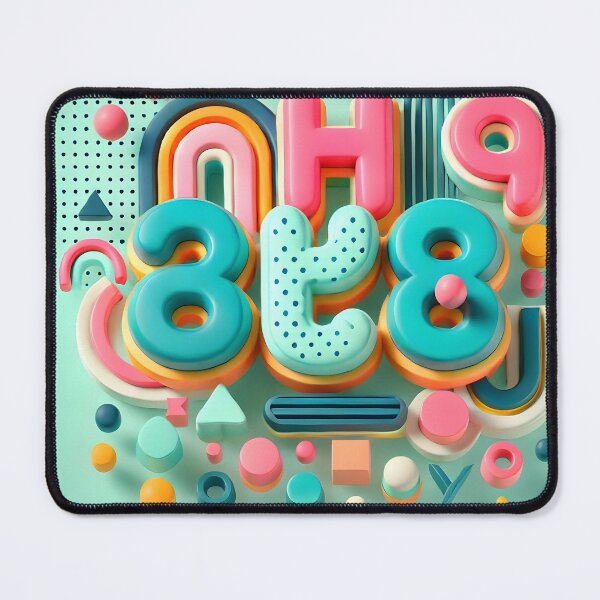 Item preview, 3D Number Art Design designed and sold by DesignHub.