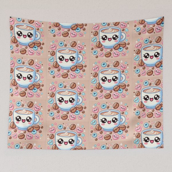 Item preview, Kawai Coffee Cup Art Design designed and sold by DesignHub.