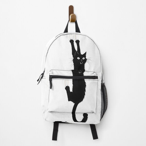 Item preview, Mischievous Black Cat Climbing – Holding On designed and sold by Prime-Studio.