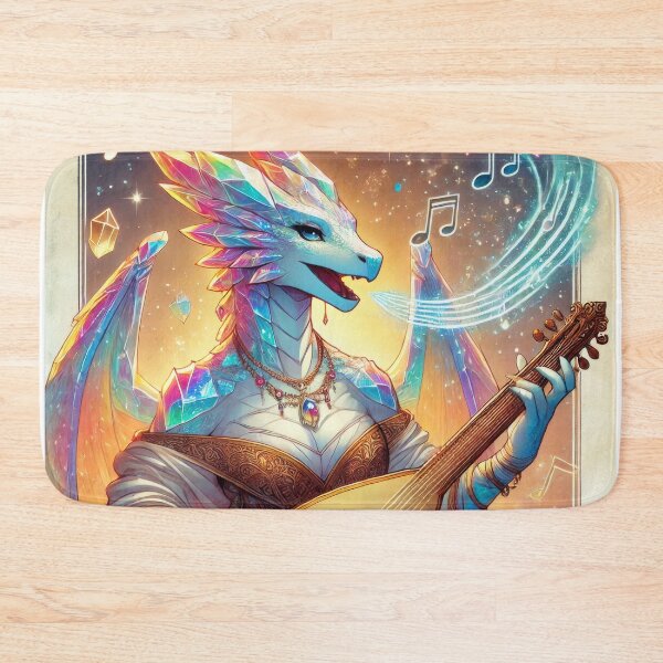 Item preview, Female Crystal Dragonborn Bard designed and sold by Johnny MeatShield.