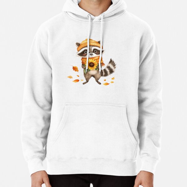 Item preview, Raccoon With Sunflower designed and sold by lifeintoart.