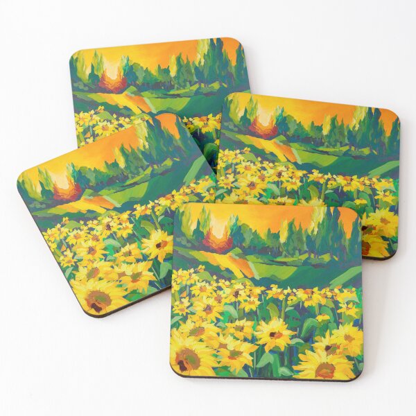 Item preview, The Sunflower Fields designed and sold by Maggiedeall.