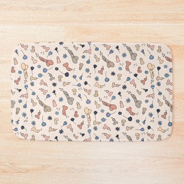 Item preview, PASTEL PENIS AND FLOWERS PATTERN LIGHT TAPESTRY designed and sold by aydapadi.