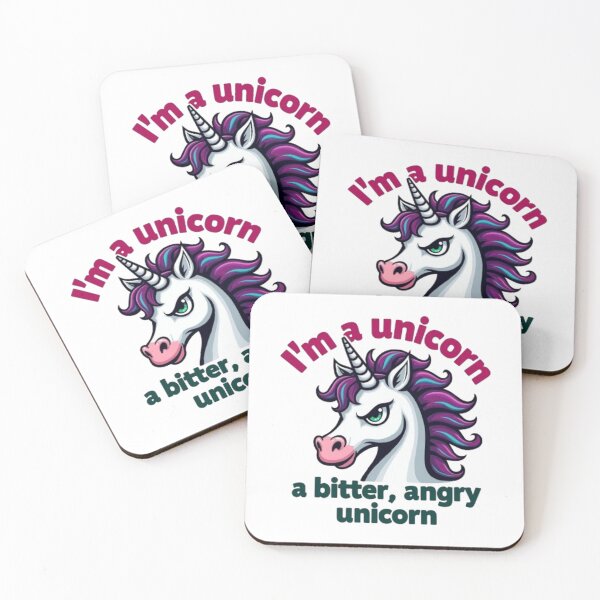 Item preview, I am a unicorn, a bitter, angry unicorn designed and sold by Comfy Creations.