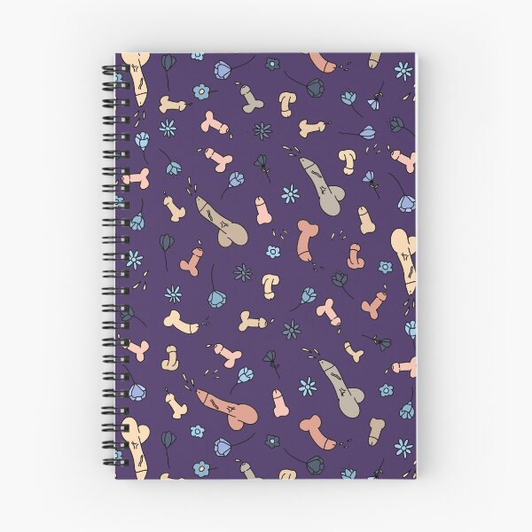 Item preview, PASTEL PENIS FLOWERS PATTERN PURPLE CURTAIN designed and sold by aydapadi.