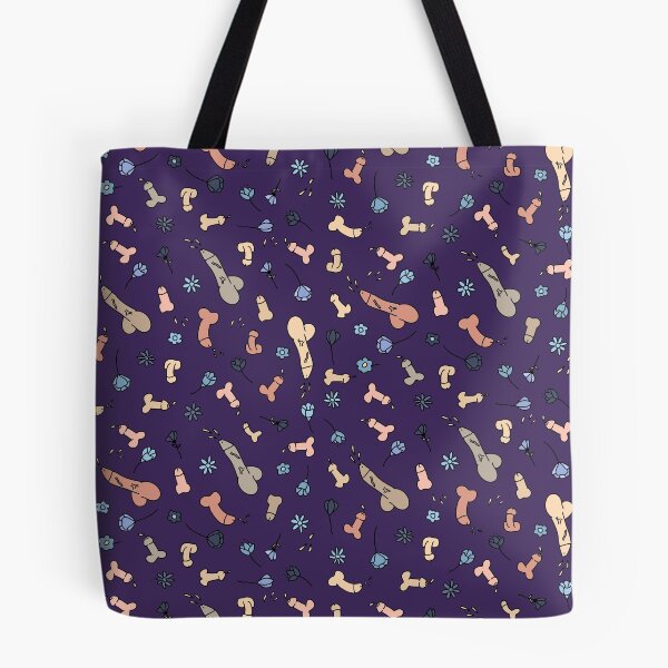 Item preview, PASTEL PENIS FLOWERS PATTERN PURPLE CURTAIN designed and sold by aydapadi.