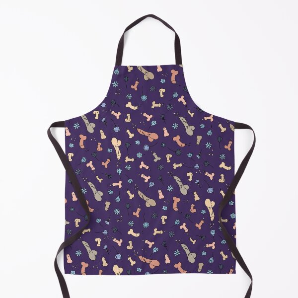 Item preview, PASTEL PENIS FLOWERS PATTERN PURPLE CURTAIN designed and sold by aydapadi.