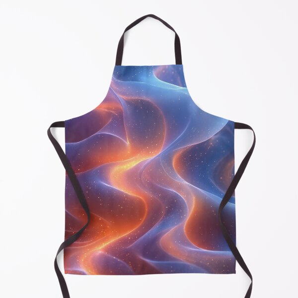 Artikelvorschau, Abstrakte Lichtwellen in ätherischem Blau und Orange entworfen und verkauft von seelya83.
