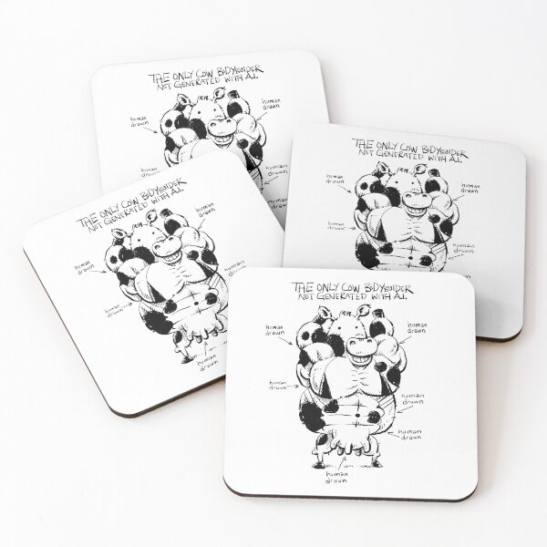 Item preview, Humn Drawn Cow Bodybuilder designed and sold by essence-of-fred.