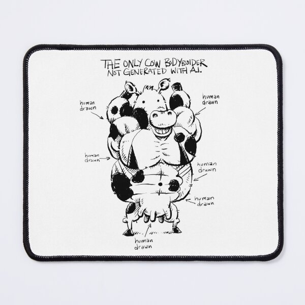 Item preview, Humn Drawn Cow Bodybuilder designed and sold by essence-of-fred.
