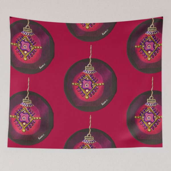 Item preview, Xmas bling MAGENTA glitter designed and sold by bekki smith.