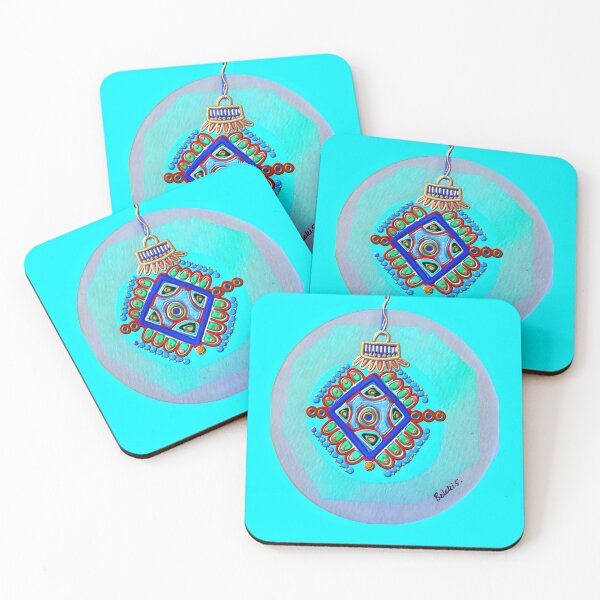 Item preview, Xmas bling AQUA glitter designed and sold by bekki smith.