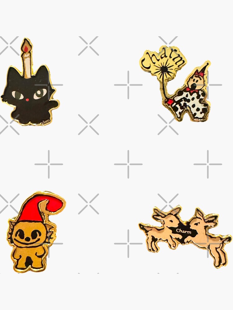 clairo charm tour pin sticker pack 
