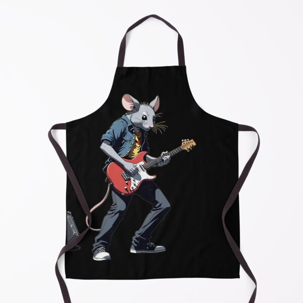 Item preview, Rock guitarist rat designed and sold by Artbellachi.