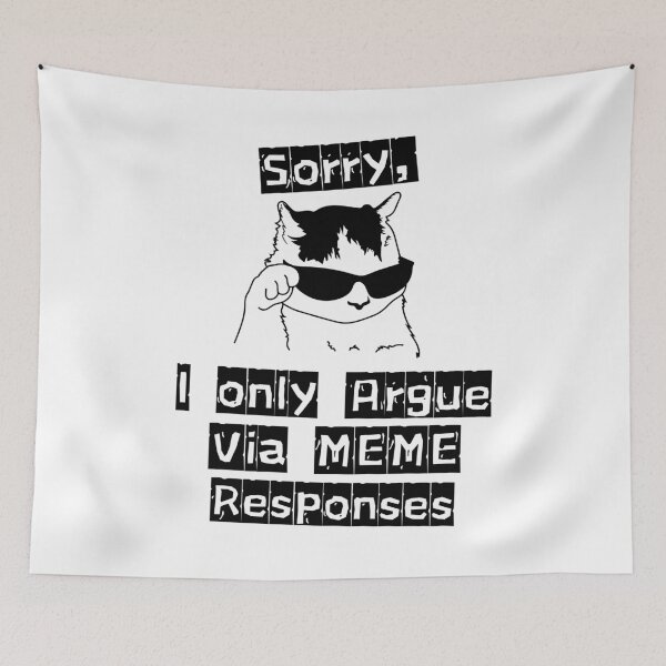 Item preview, Only Arguing Through Memes – Perfect for Meme Lovers! designed and sold by DesignDazzles.
