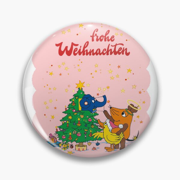 Item preview, Sendung mit der Maus elephant Weihnachtskarte German kids Christmas card Maus designed and sold by LaundrySalt.